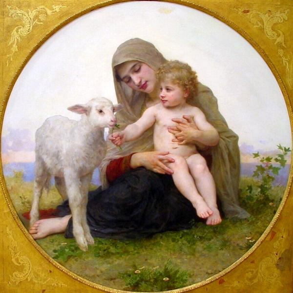 The Virgin Lamb, William-Adolphe Bouguereau